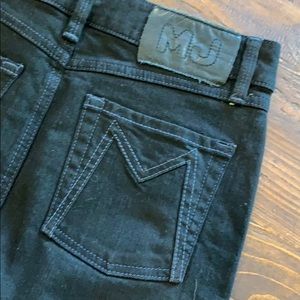 Marc by Marc Jacobs black denim pencil skirt